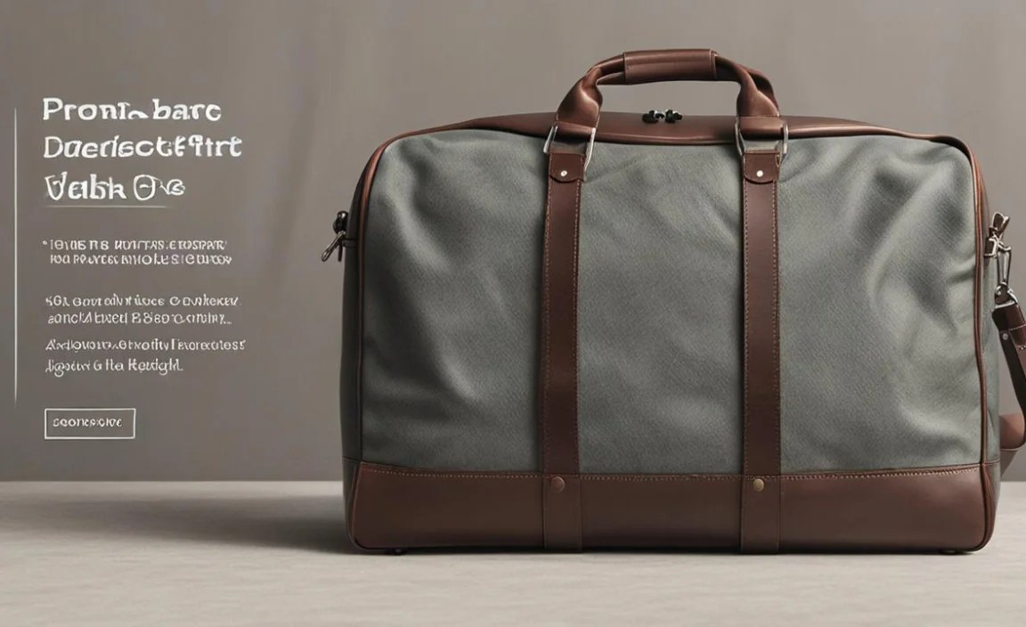 How To Store A Duffle Bags – Simple Method