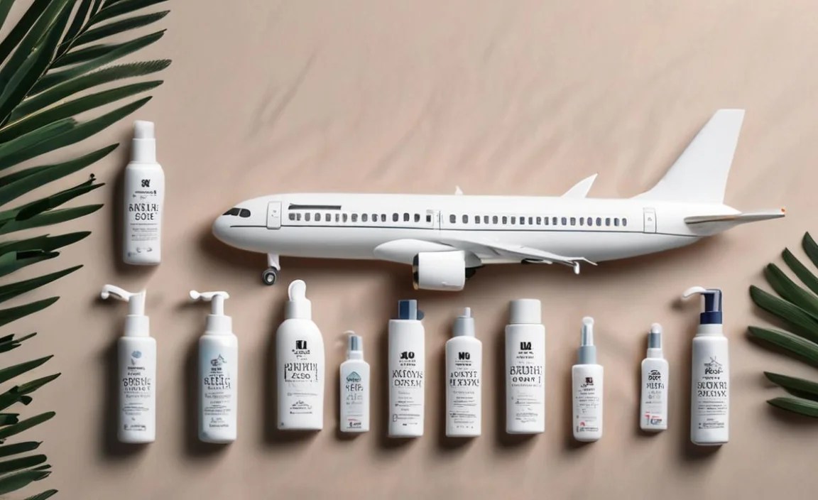 1. Use Travel-Sized Bottles