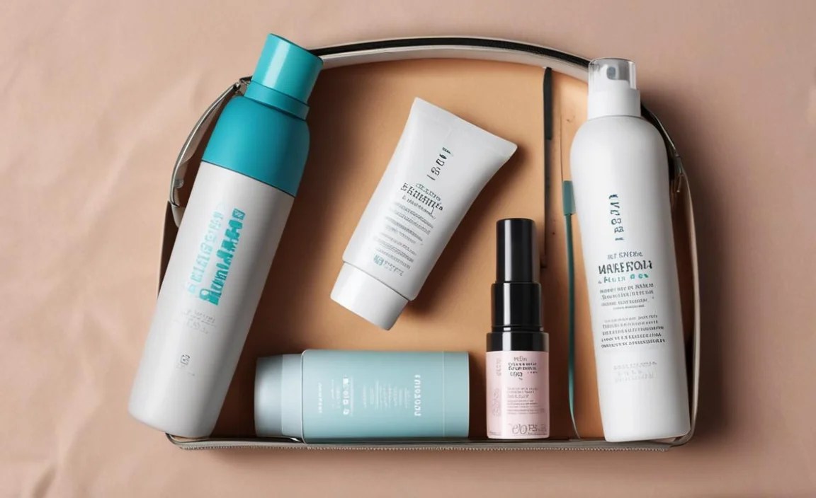 2.Use Travel-Sized Containers: