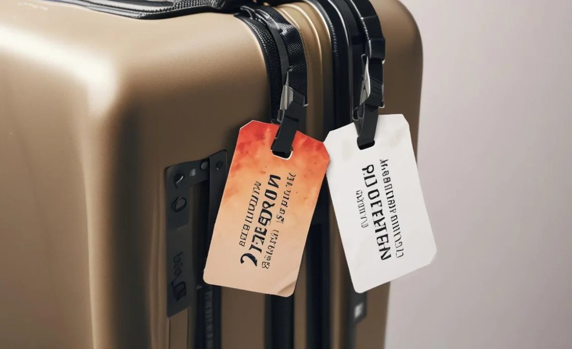 3. Personalized Leather Tag