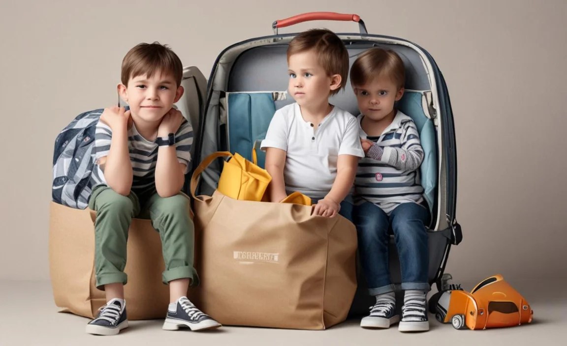 4.Pack A Backpack And Extra Clothes For Each Child
