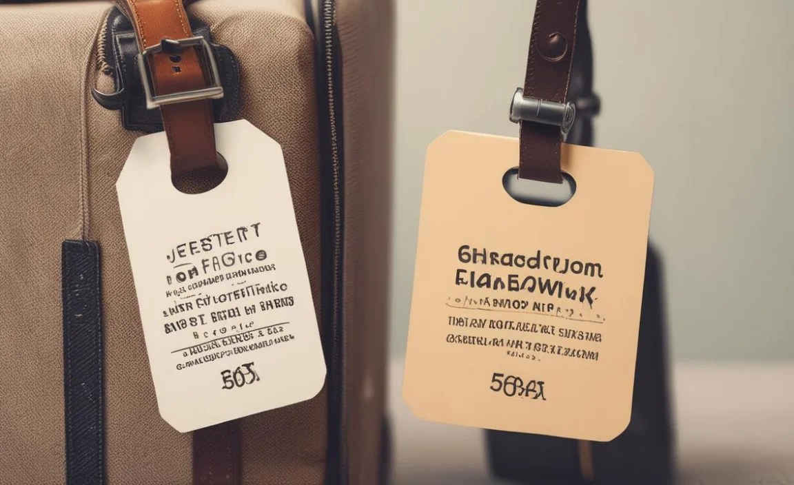 7. Elegant Monogram Tag