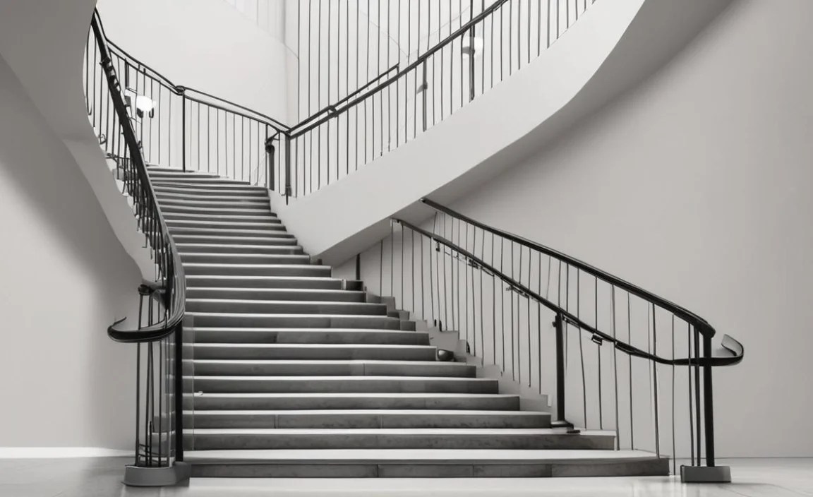 8&rsquo; Ceiling Flight Of Stairs