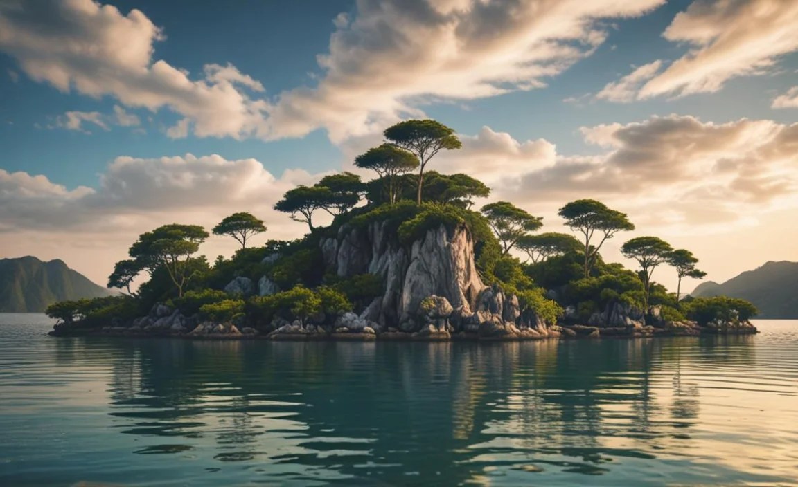 Coral Reefs And Artificial Floating Islands