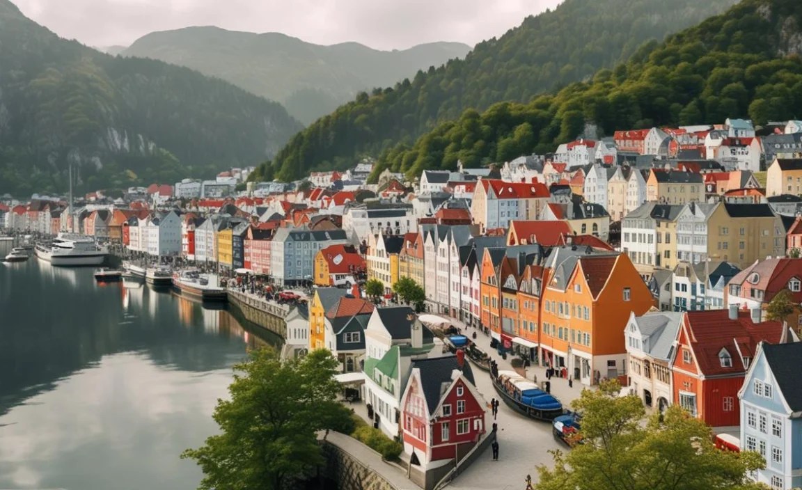 Mount Fløyen and the Fløibanen Funicular