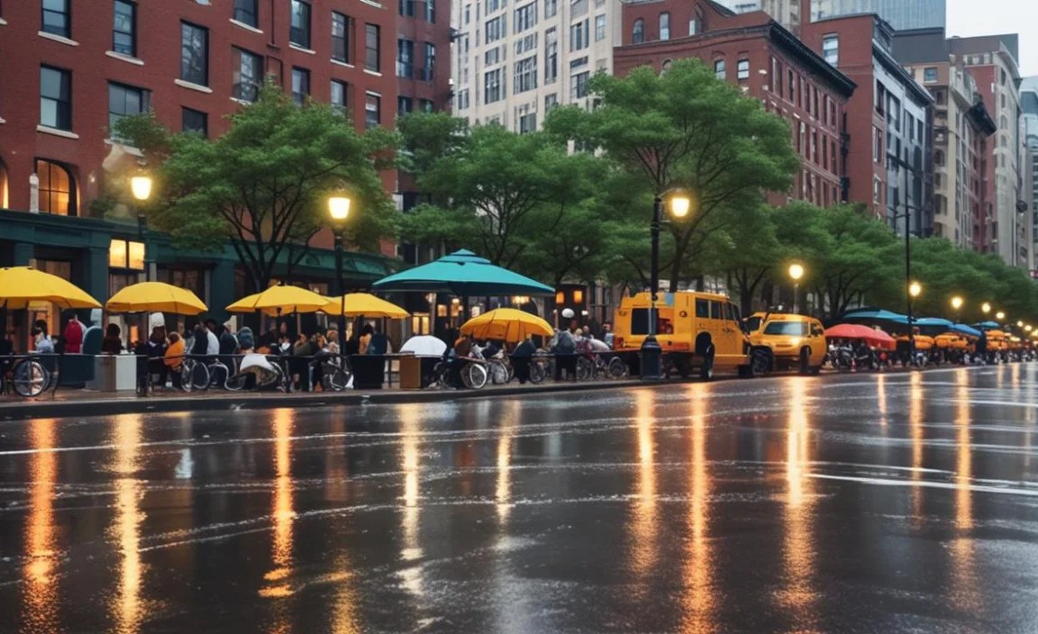 Navigating Boston in the Rain
