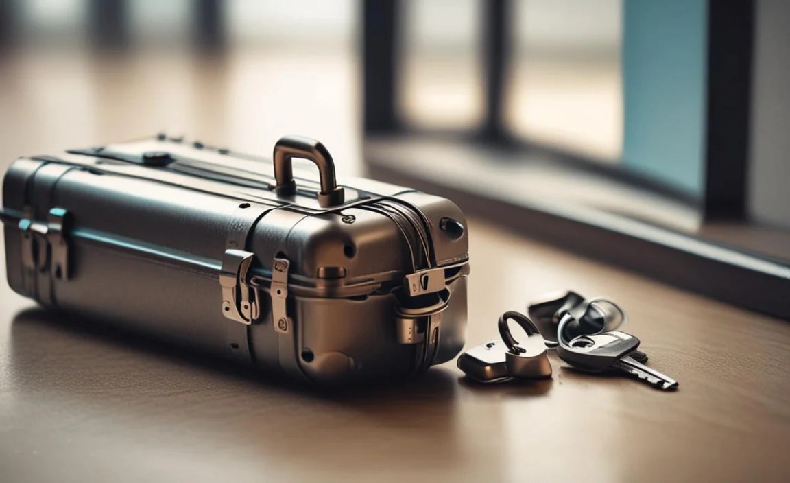 Preparing To Lock Your Luggage Before Packing