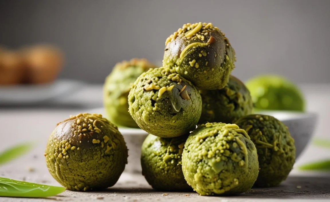 Storing And Serving Suggestions For Matcha Energy Balls