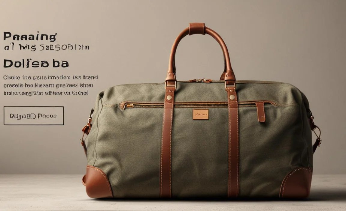 Type Of Duffel Bag Size