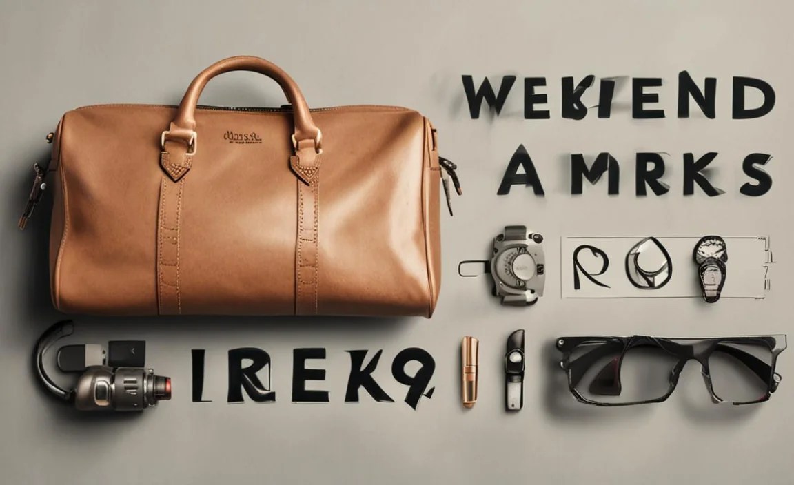 Weekend Trip Accessories: Pack Like A Pro!