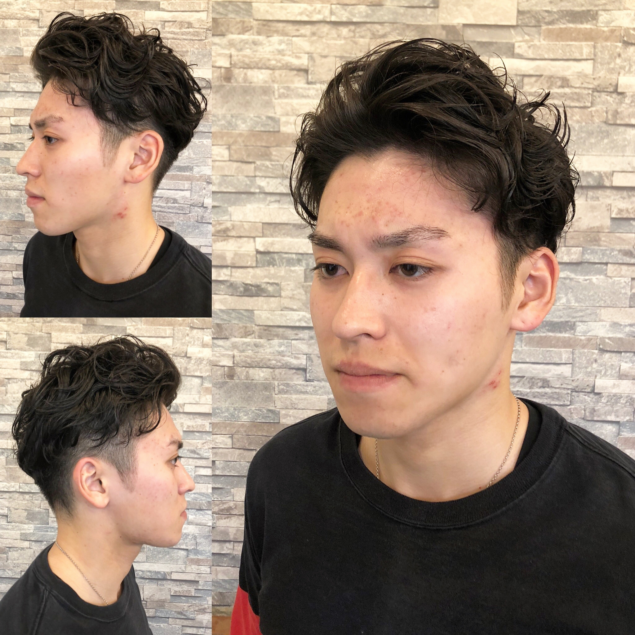 【硬毛さんメンズ必見】伸ばしかけで扱いづらい時はパーマでお洒落ヘアー☆ LOG HAIR[ログヘアー] 広島市安佐南区山本のヘアサロン