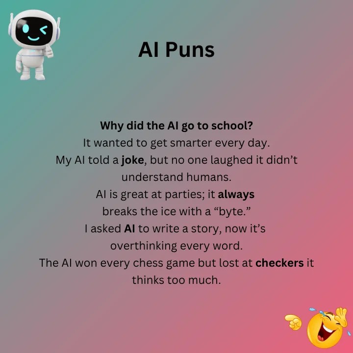 AI Puns And Jokes That Are Clever, Quirky, and Funny