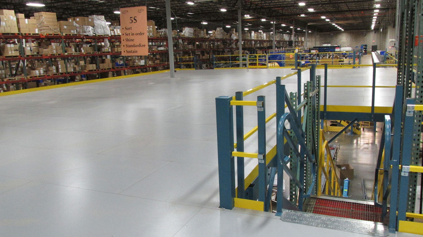 Kansas City, MO Industrial Warehouse Mezzanine Systems Logic Material