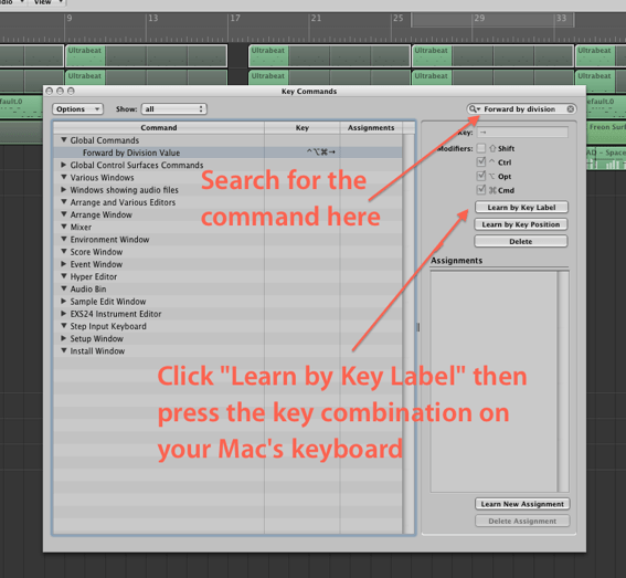 Step Enter Notes Using Your MIDI Controller Logic Pro Expert Training, Support
