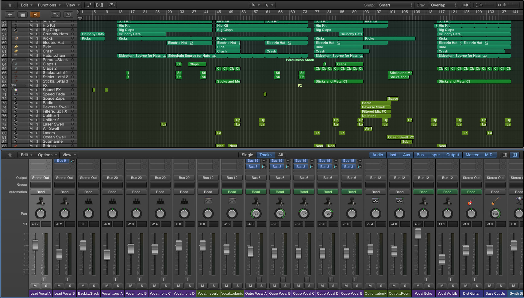 Как открыть демотрек в Logic Pro X?