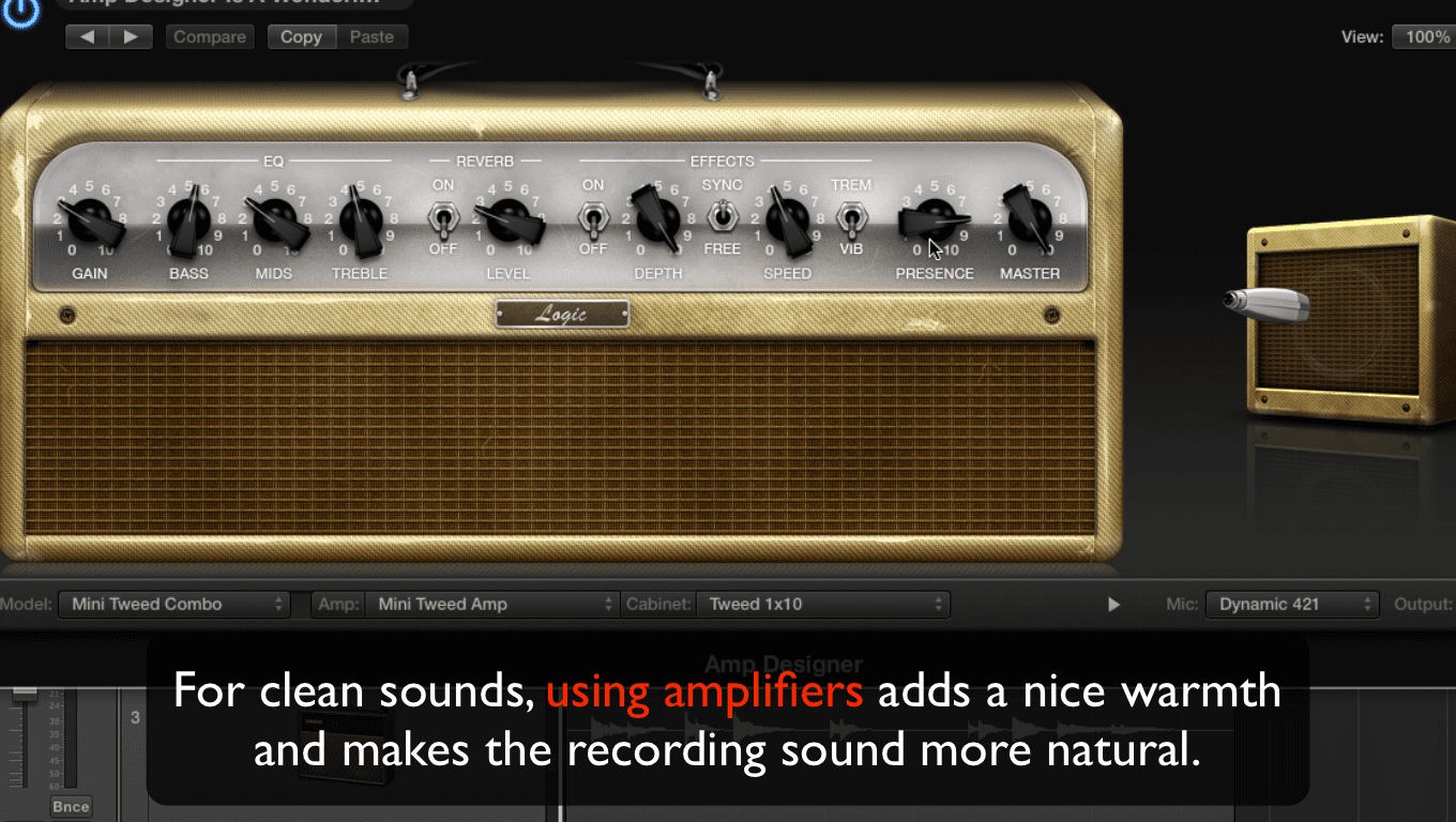 Using Logic Pro Amp Designer to Get the John Mayer Sound Logic Studio