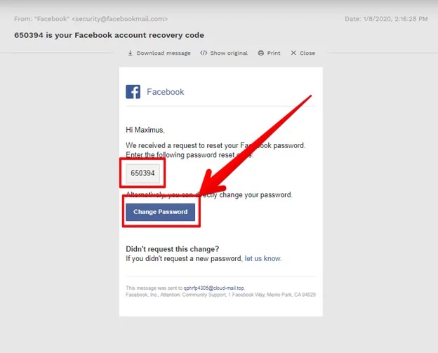 Sign Up Login Recovering Facebook