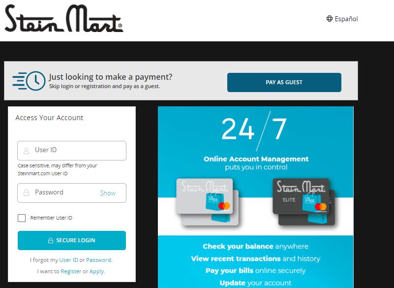 Stein Mart Credit Card Login Make Payment, Customer Services Instructions