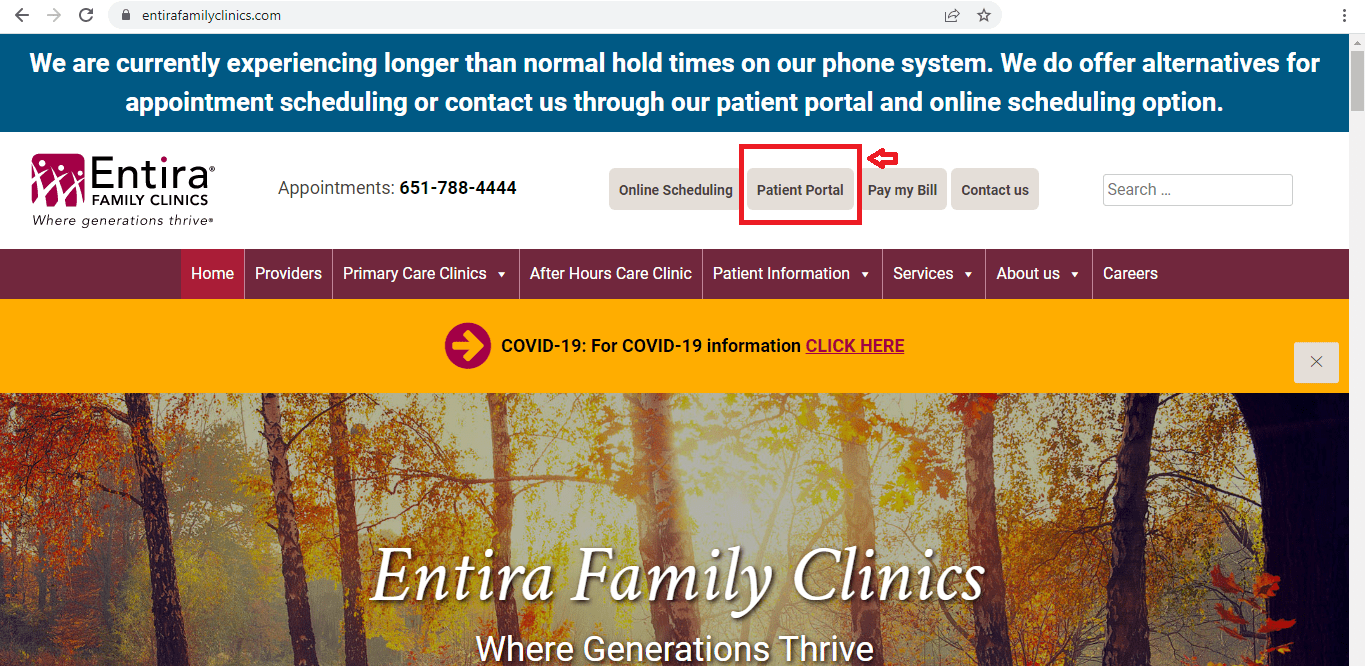 Entira Patient Portal Log In Login Portal