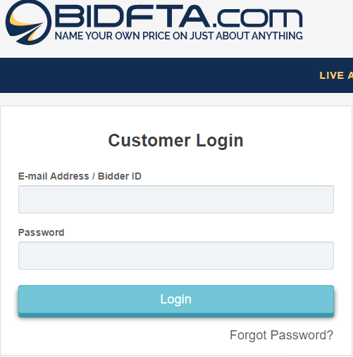 How To Bidfta Login & Register
