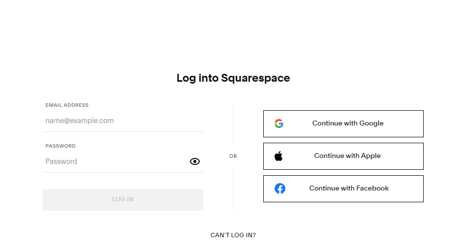 How To Squarespace Login Create An Account