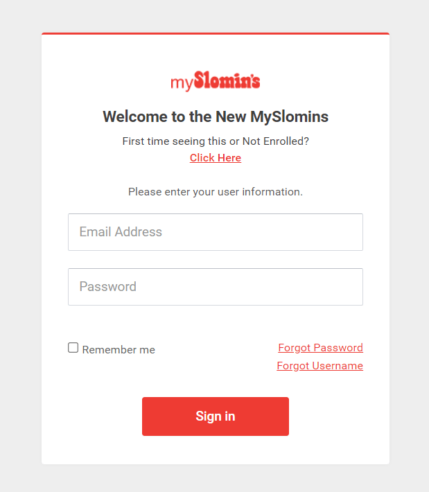How To Create A Slomins Login Account