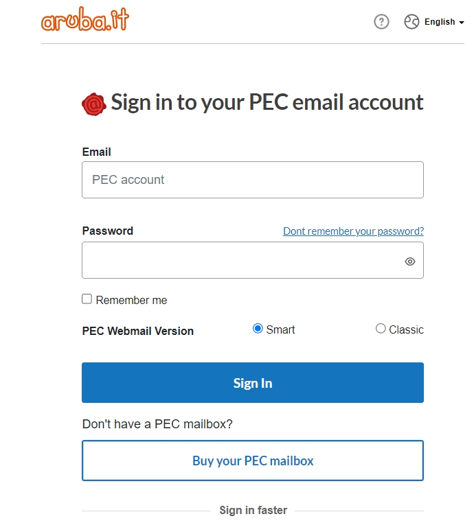 How To Aruba PEC mail PEC Login & Complete Guide