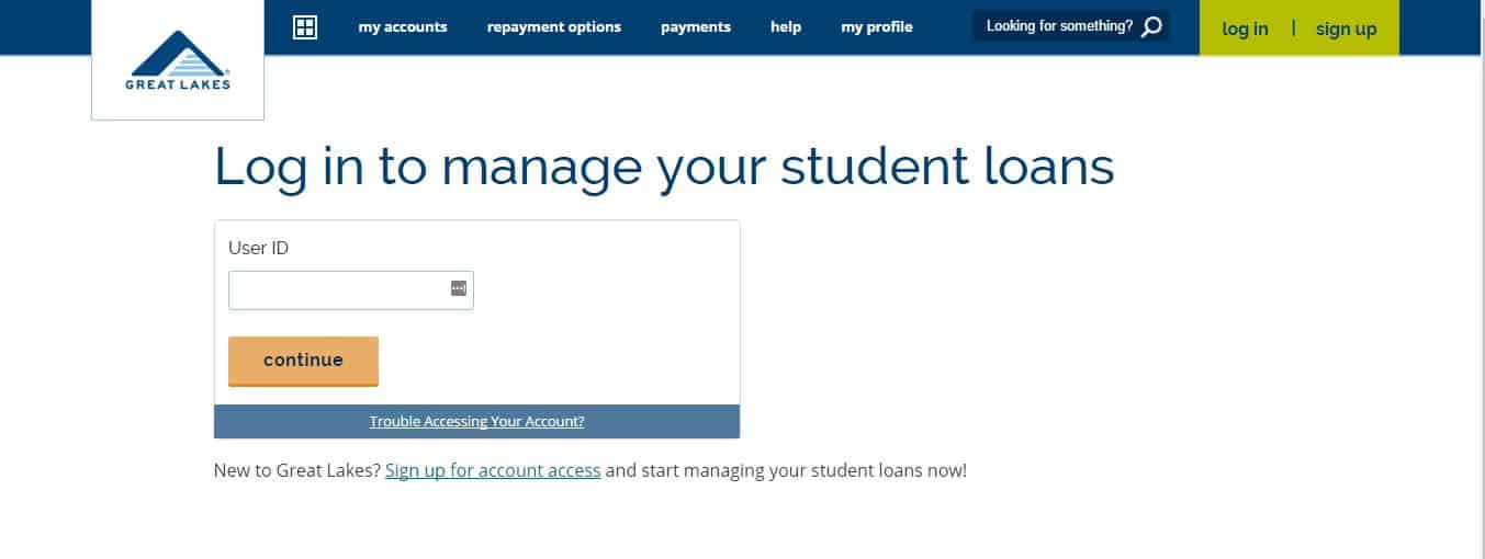 Great Lakes Student Loans Login at Login Wizard