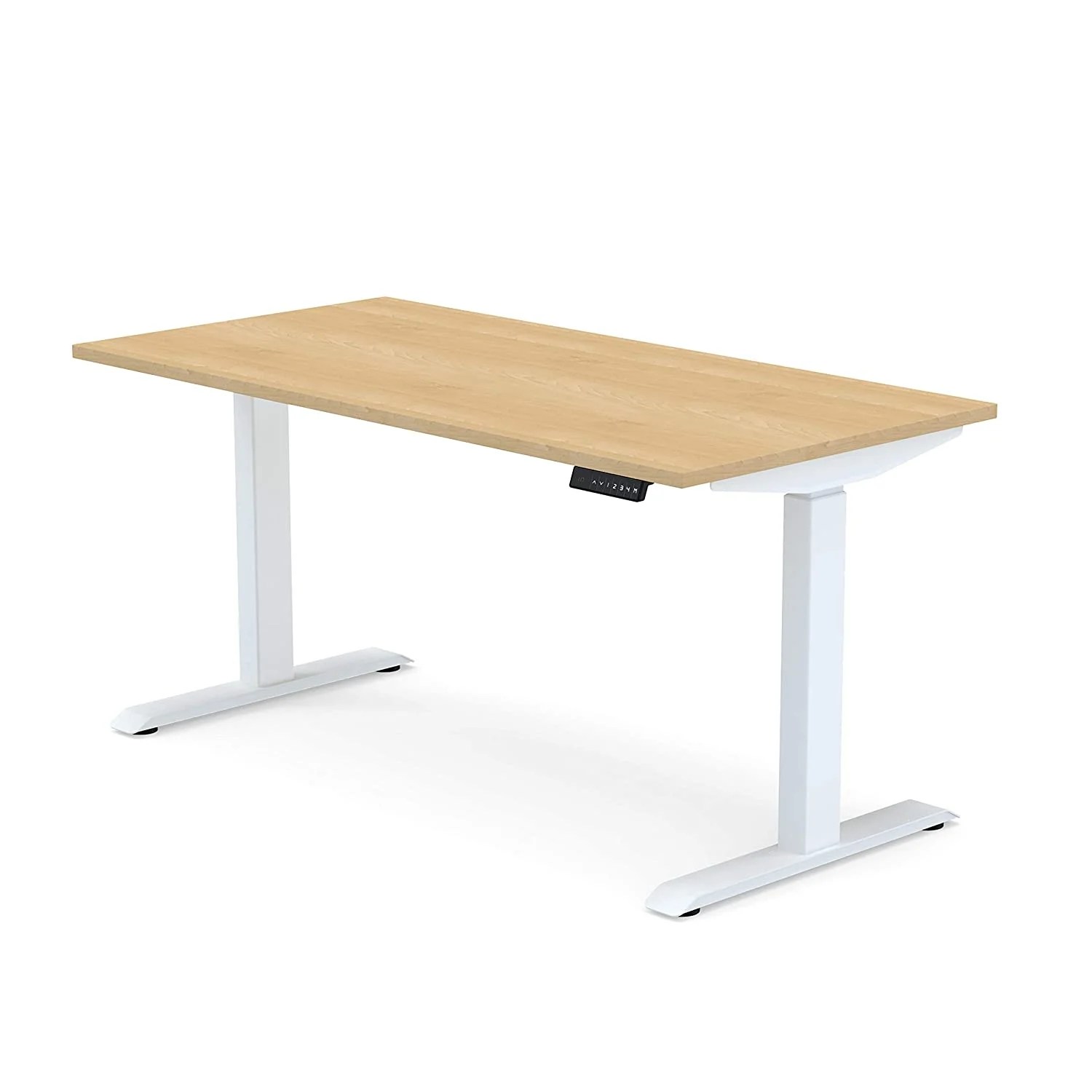 Height Adjustable Office Table Login Wood