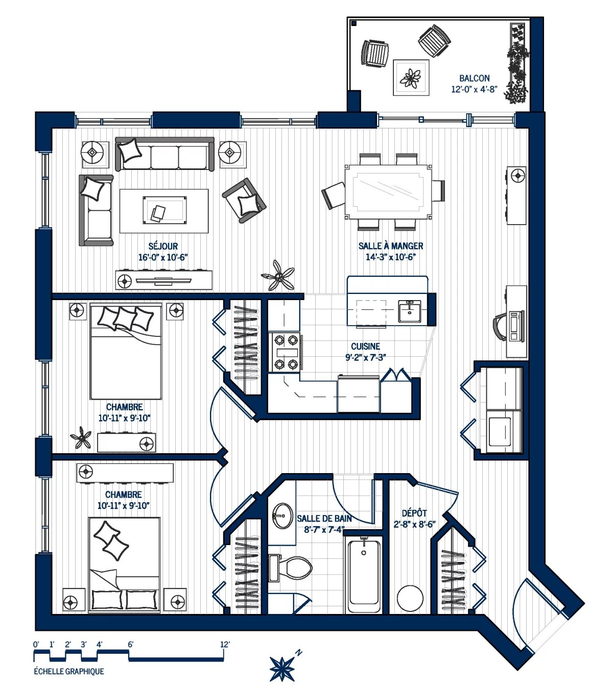 Appartement 102 Les Jardins du Grand Ruisseau Appartements à