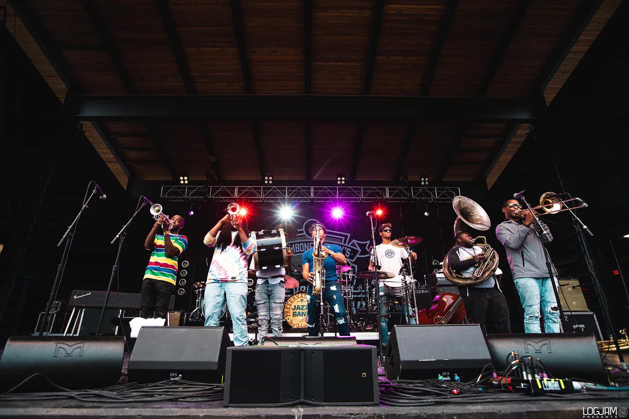 Trombone Shorty's Voodoo Threauxdown at the KettleHouse Amphitheater