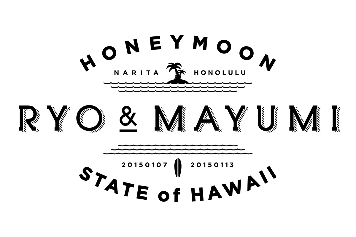 新郎新婦のオリジナルロゴでウェディングをさらにオシャレに演出する！ ロゴデザ