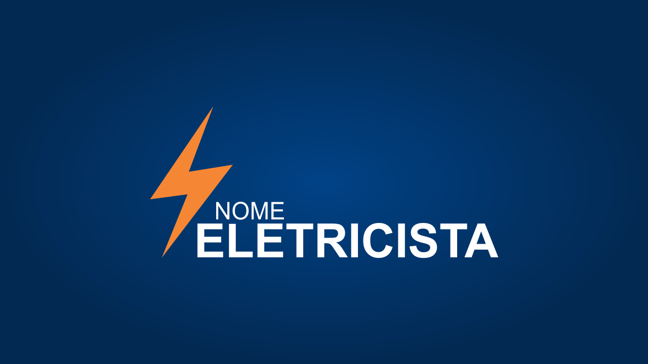 Logo Eletricista (4 Logotipos de Eletricista Profissionais e Editáveis)