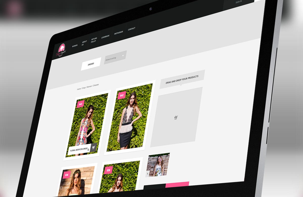 Hush Apparel (site) Logo Coast