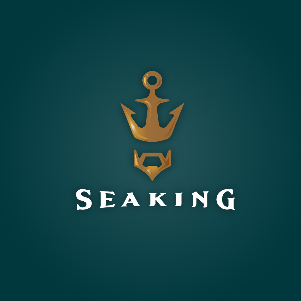 SOLD Sea King Anchor Crown Logo Logo Cowboy