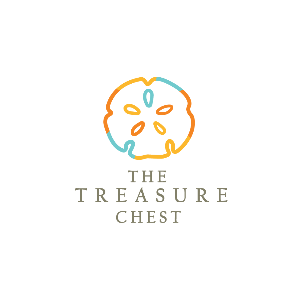 Logo for Sale—The Treasure Chest Sand Dollar Logo Design Logo Cowboy