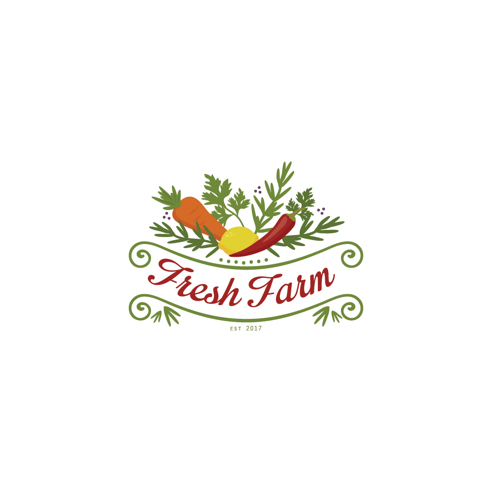 For Sale Fresh Farm Logo Design Logo Cowboy