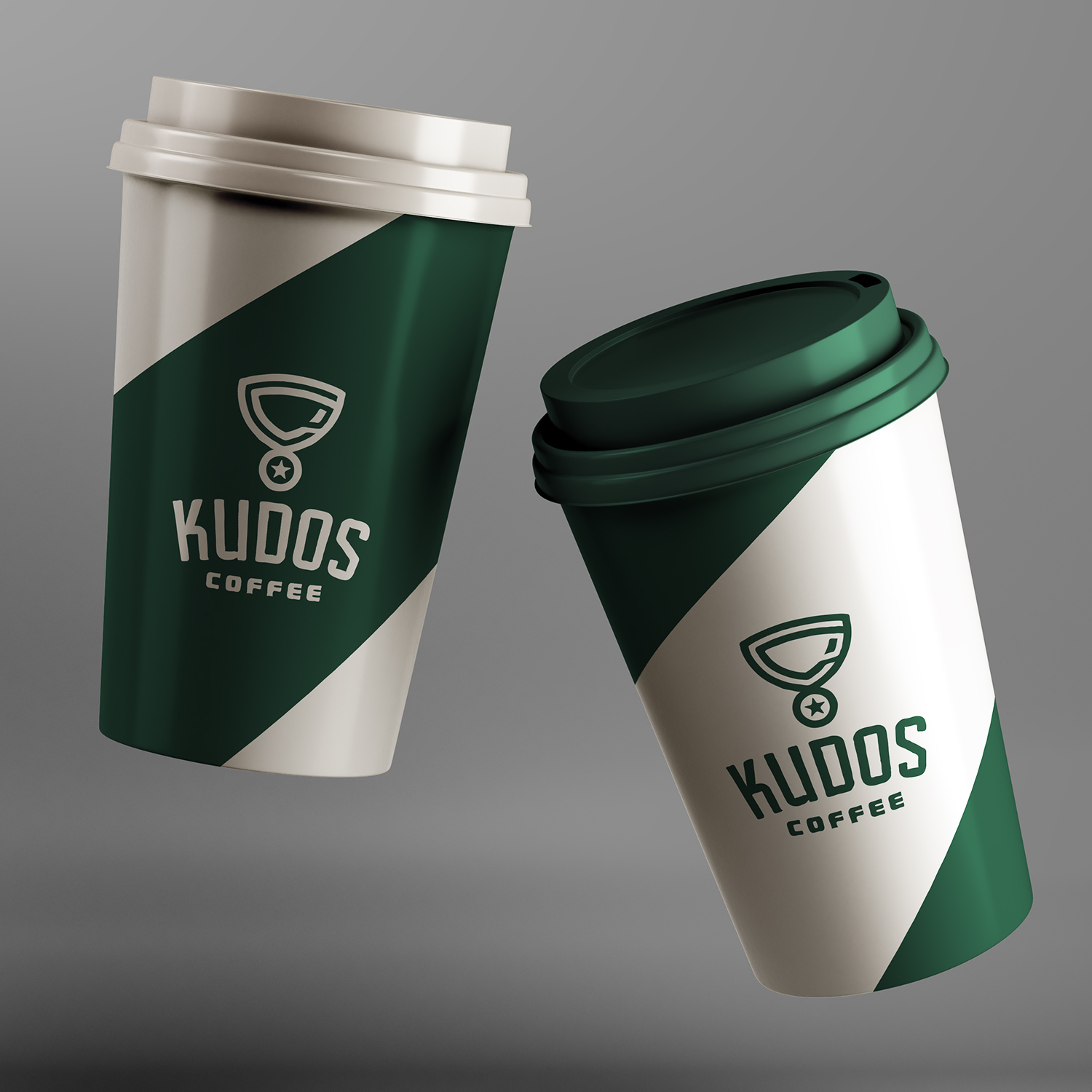 For Sale—Kudos Coffee Medal logo Logo Cowboy
