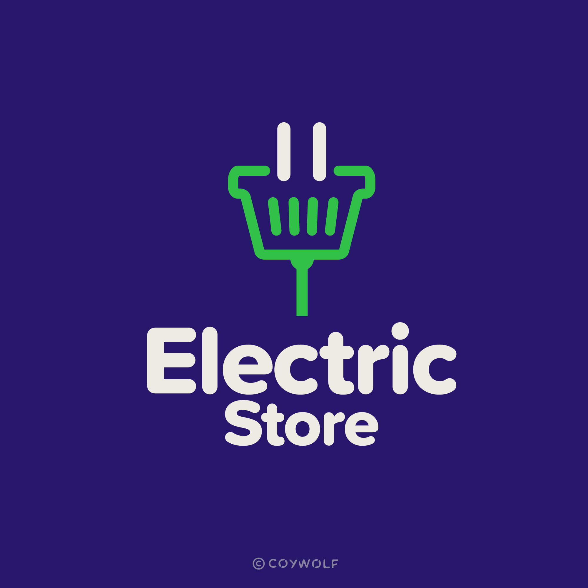 For Sale Electric Store Shopping Basket Plug Logo Logo Cowboy