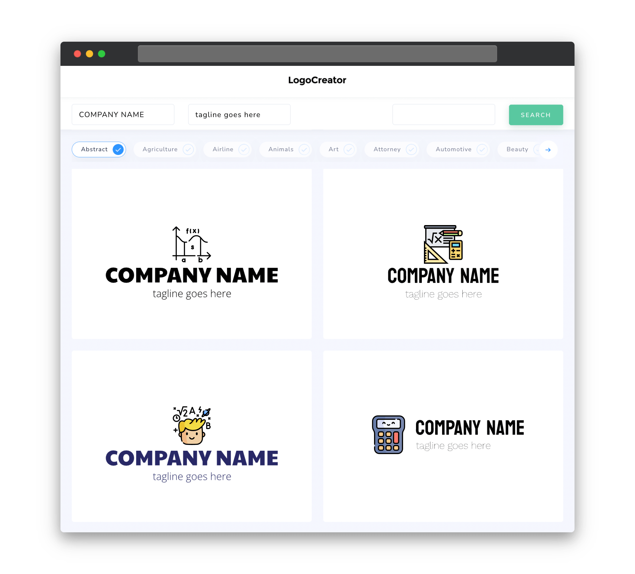 Math Logo Design Create Your Own Math Logos