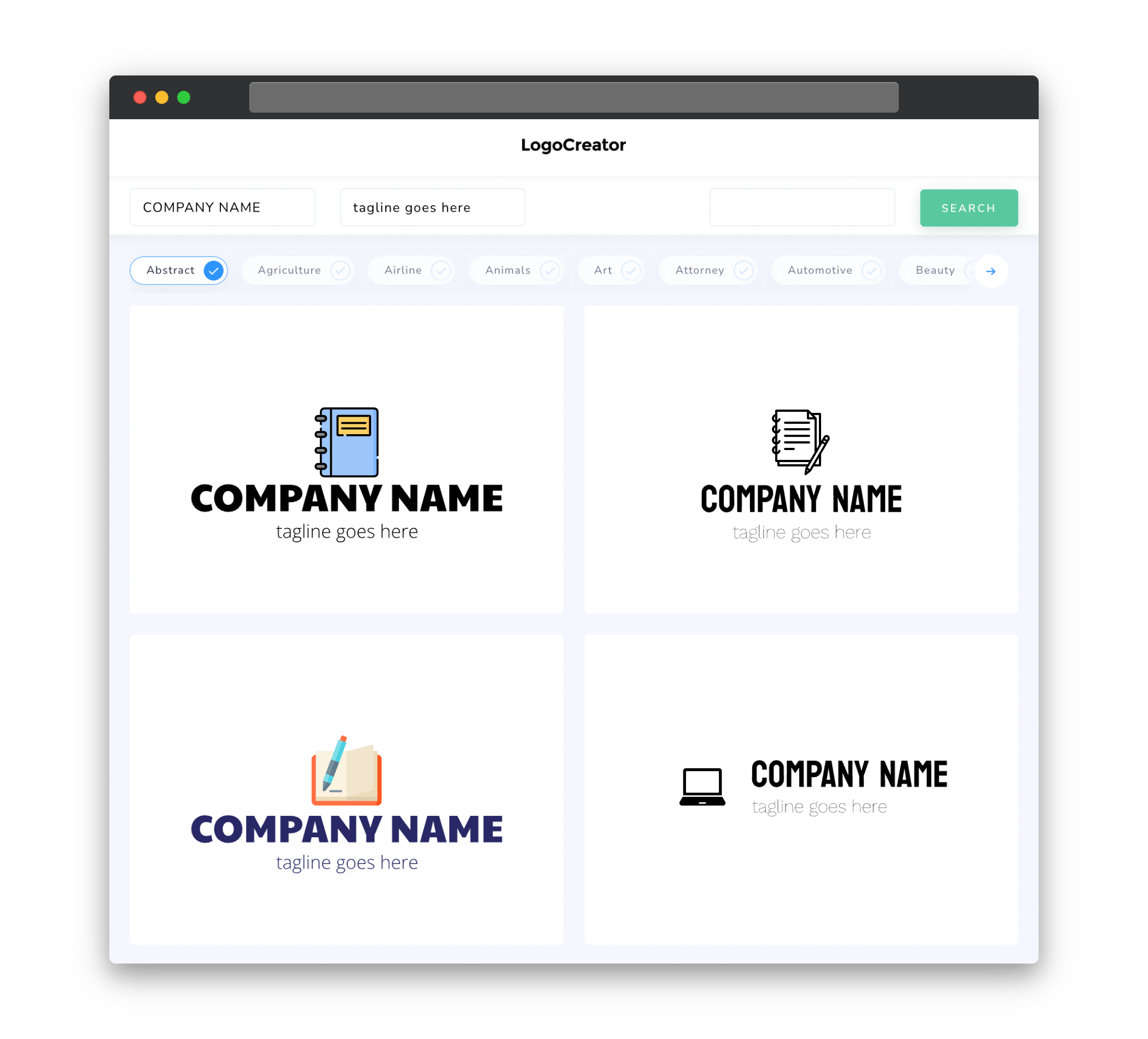 Notebook Logo Design Create Your Own Notebook Logos