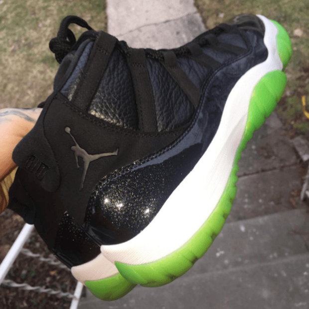 Lime Green Jordan Logo