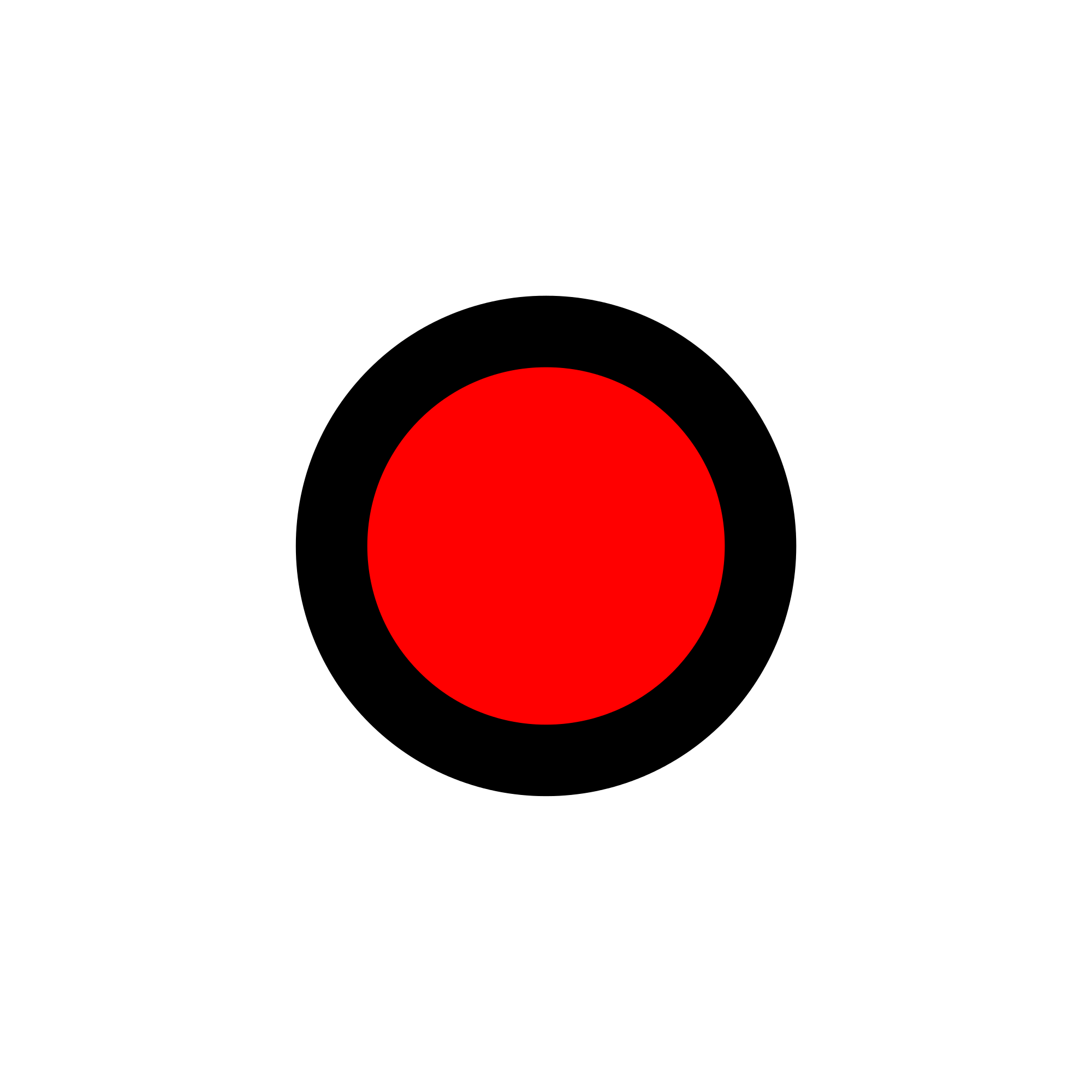 Blue and Red Dot Logo LogoDix