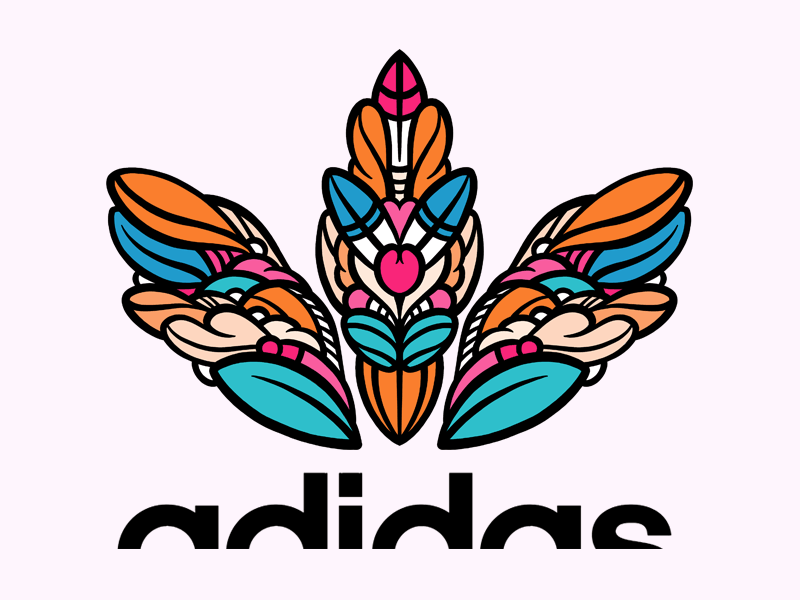 Adidas Flower Logo LogoDix