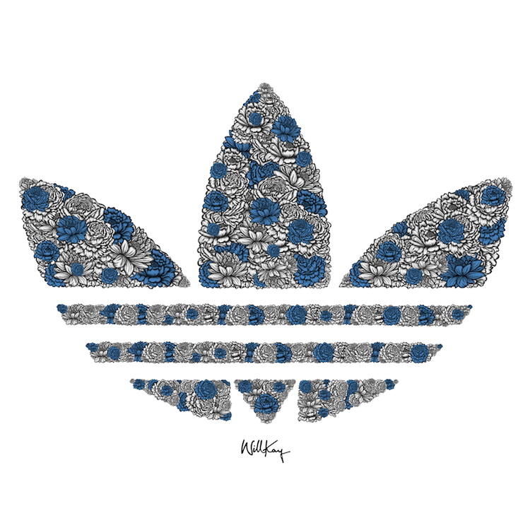 Adidas Flower Logo LogoDix