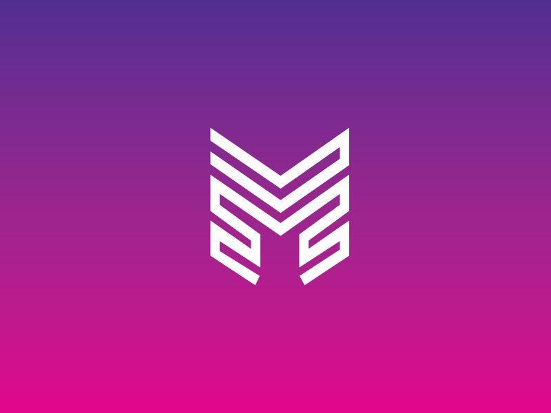 Purple M Logo LogoDix