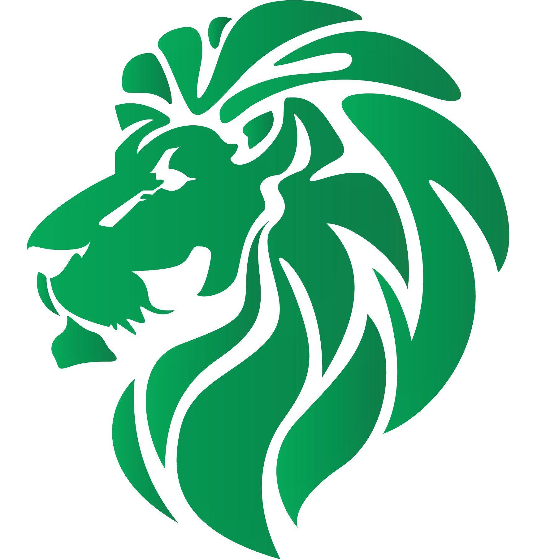 Green Lion Logo LogoDix