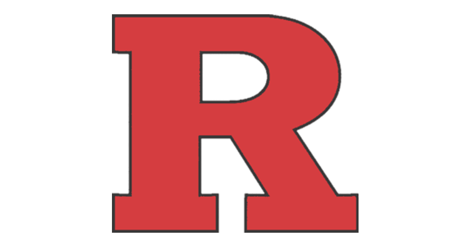 Big Red R Logo LogoDix