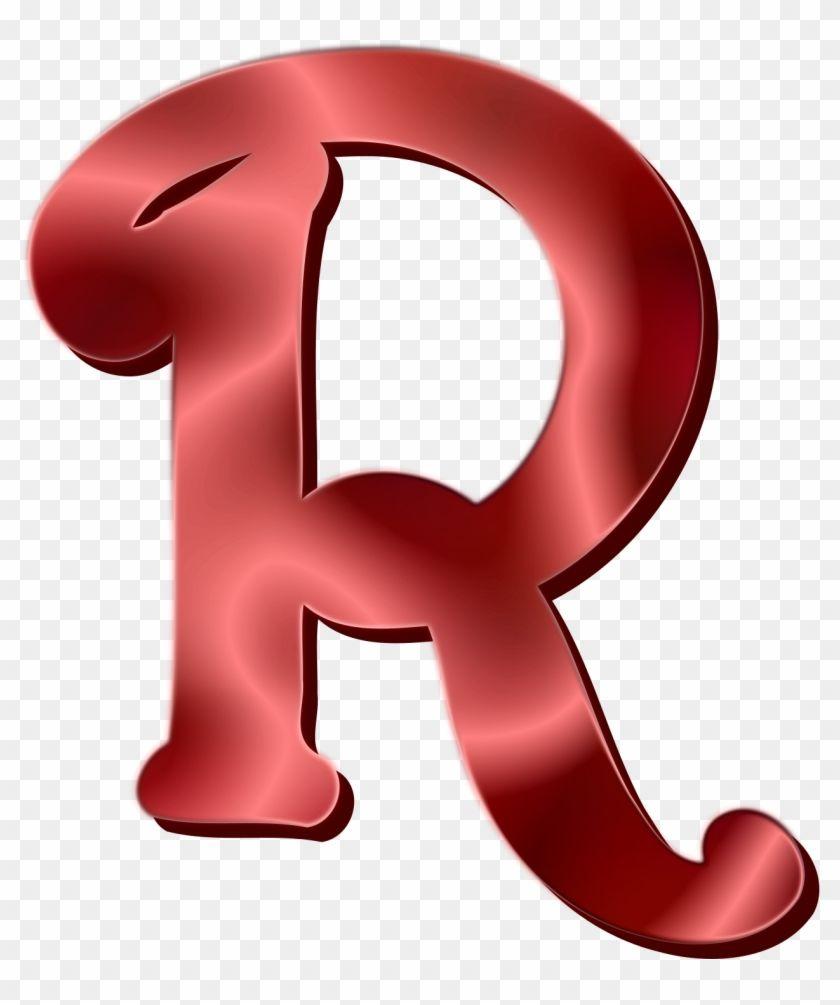 Big Red R Logo LogoDix