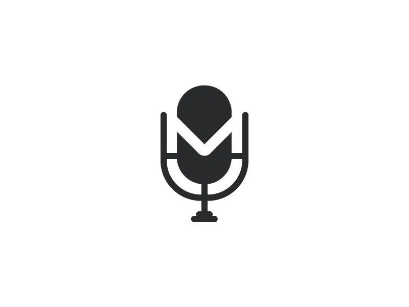 Microphone Logo LogoDix
